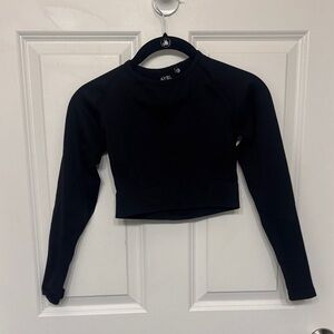 AYBL Women's Black Crop Top